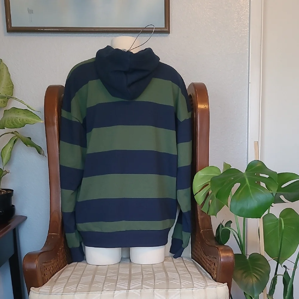 Original Use Navy and Cream Hoodie NWOT - Picture 2 of 4